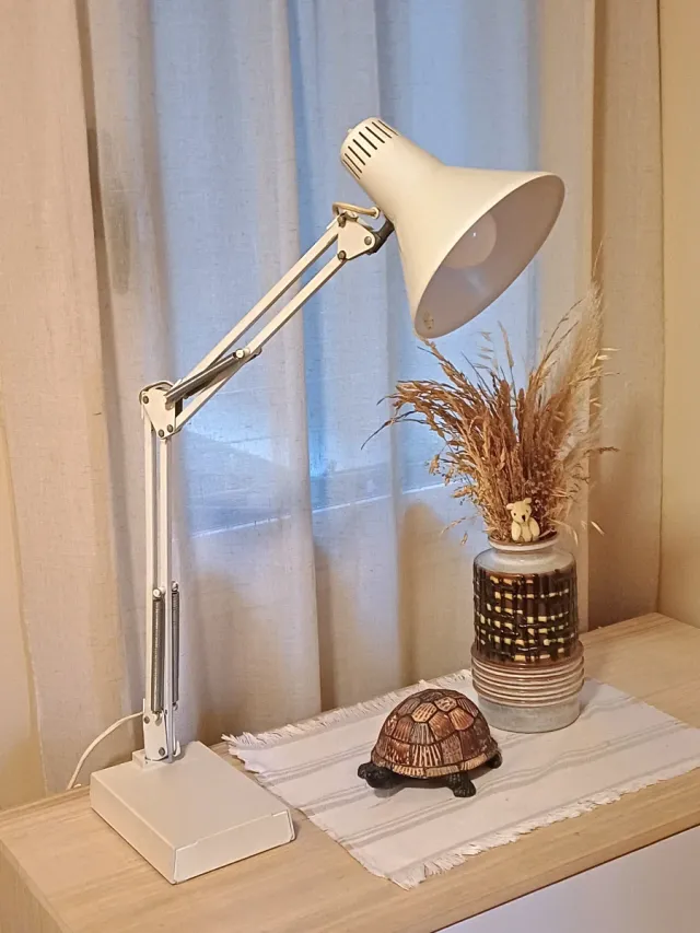 Lámpara flexo retro industrial gris