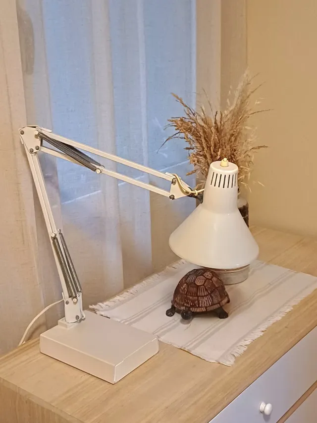 Lámpara flexo retro industrial gris