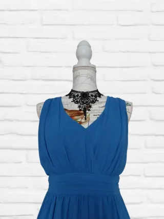 Vestido Poete Azul Talla XS/S