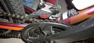 Bicicleta infantil morada Scott impecable