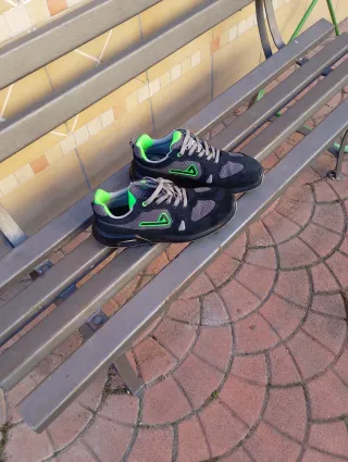 Scarpe antinfortunistiche Aimont nere e verdi