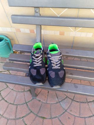 Scarpe antinfortunistiche Aimont nere e verdi