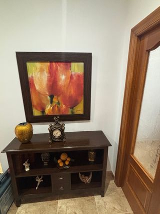 Mueble recibidor de madera