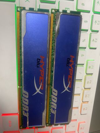2x Kingston DDR3 4GB RAM Módulos