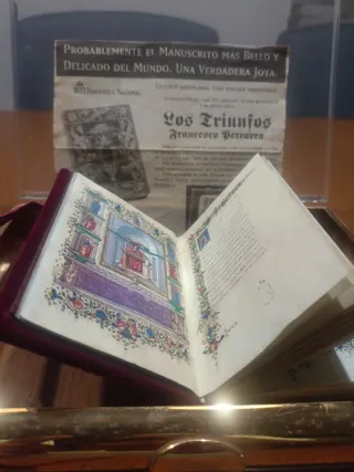Facsímil Los Triunfos Petrarca