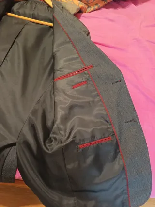 Americana vintage gris años 60. Talla 54