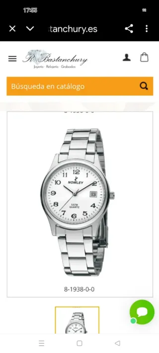 Reloj Nowley Plata y Blanco