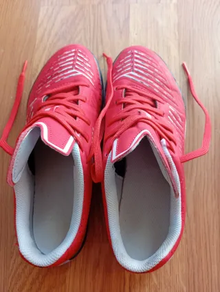 Zapatillas Fútbol Sala Niños Rojas