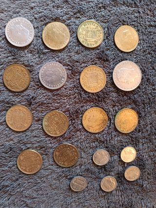 Lote de monedas de pesetas