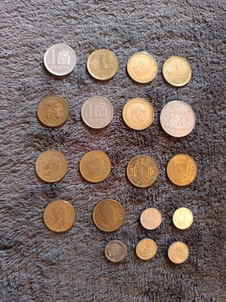 Lote de monedas de pesetas