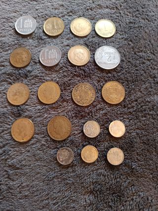 Lote de monedas de pesetas