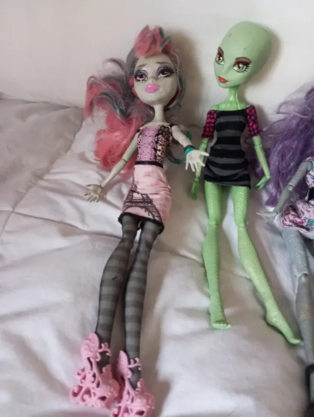 Lote 5 Muñecas Monster High