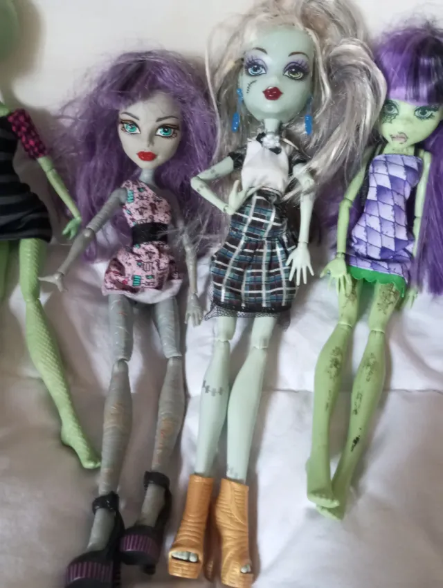 Lote 5 Muñecas Monster High