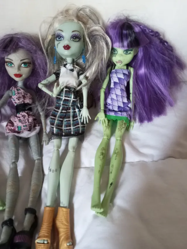 Lote 5 Muñecas Monster High