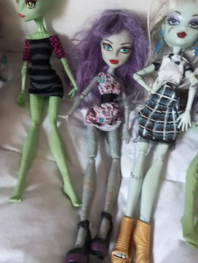 Lote 5 Muñecas Monster High