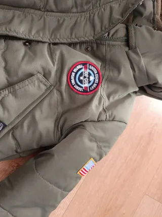 Chaqueta aviador niño verde