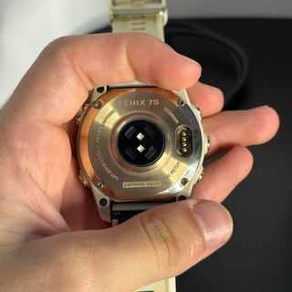 Garmin Fenix 7S Solar Sapphire Dorado