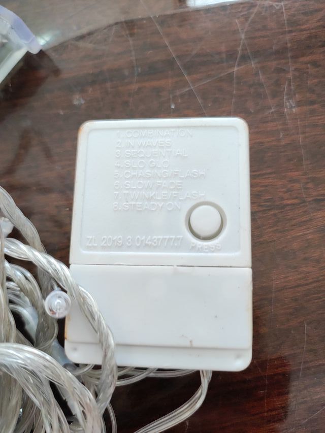 Luces LED azules 100 unidades 220V