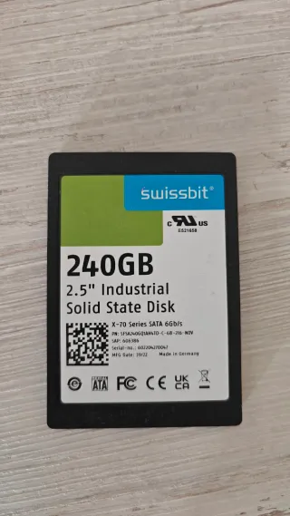 SSD Swissbit 240GB Industrial SATA