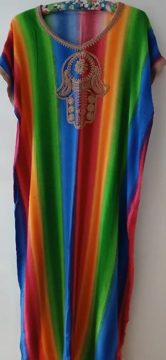 Vestido Largo Playa/Casa Multicolor