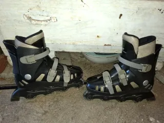 Patines en línea negros