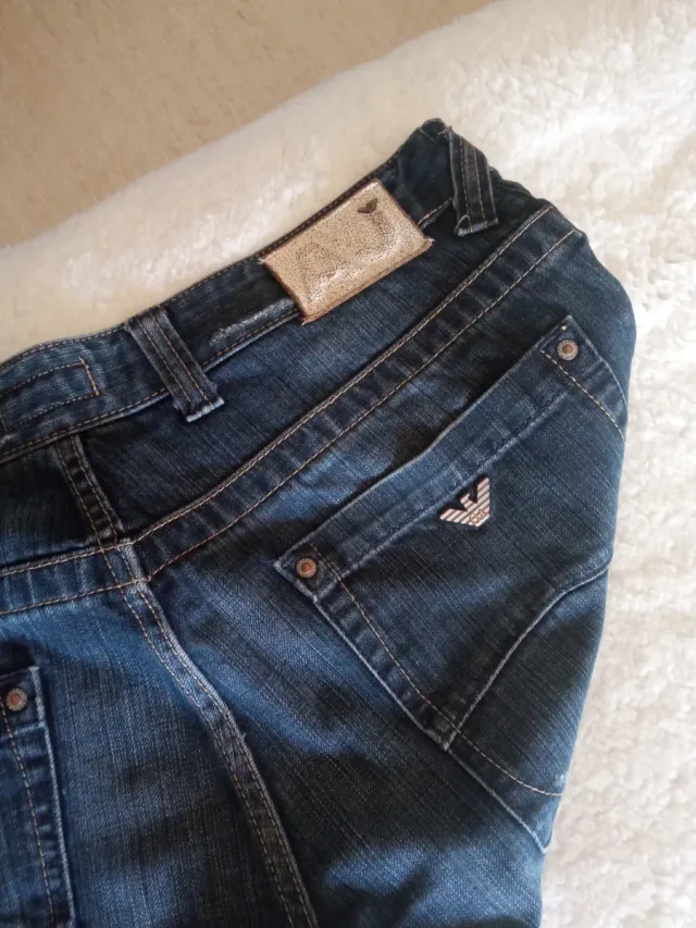 Pantalón vaquero Armani hombre azul