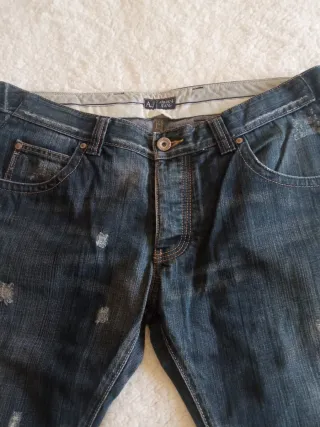 Pantalón vaquero Armani hombre azul