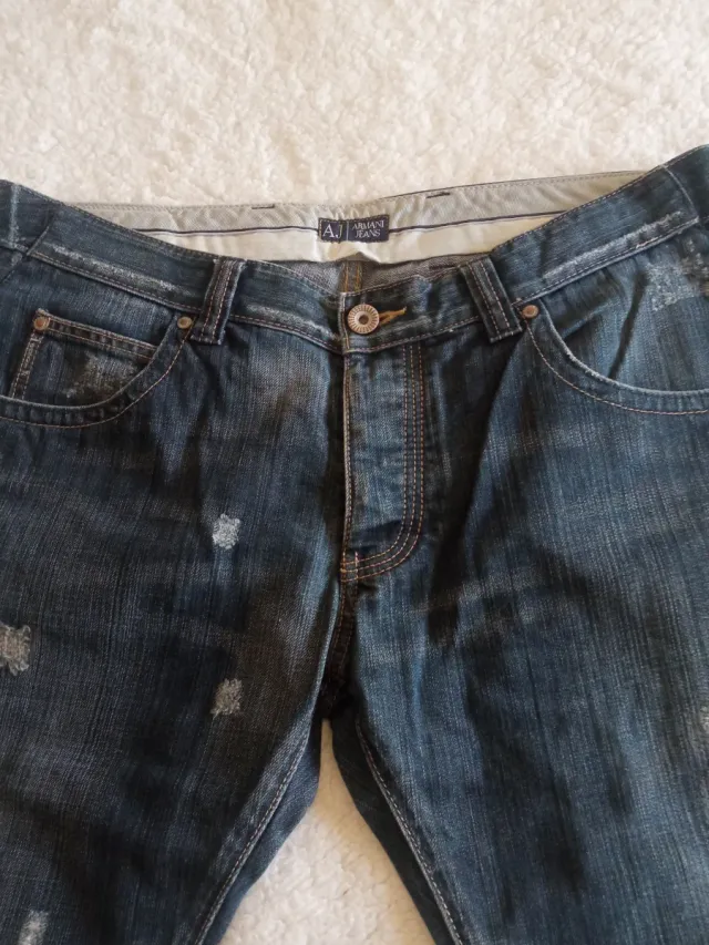 Pantalón vaquero Armani hombre azul