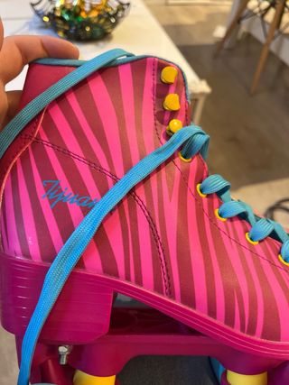 Patines Tijuana 4 Ruedas Rosa/Azul