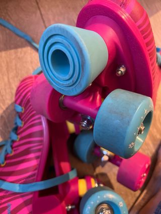 Patines Tijuana 4 Ruedas Rosa/Azul