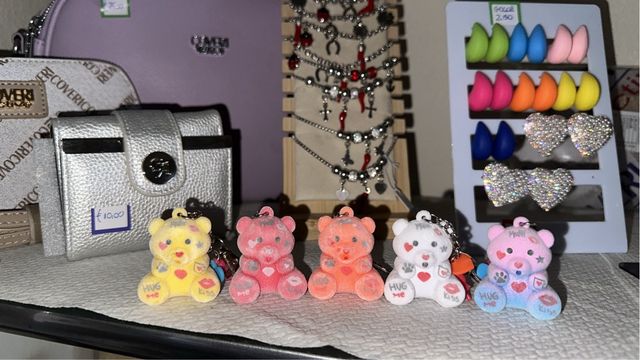 Portachiavi Orsetti Peluche Colorati