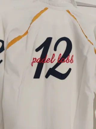 Polo Pádel Lobb Manga Larga Blanco Talla M