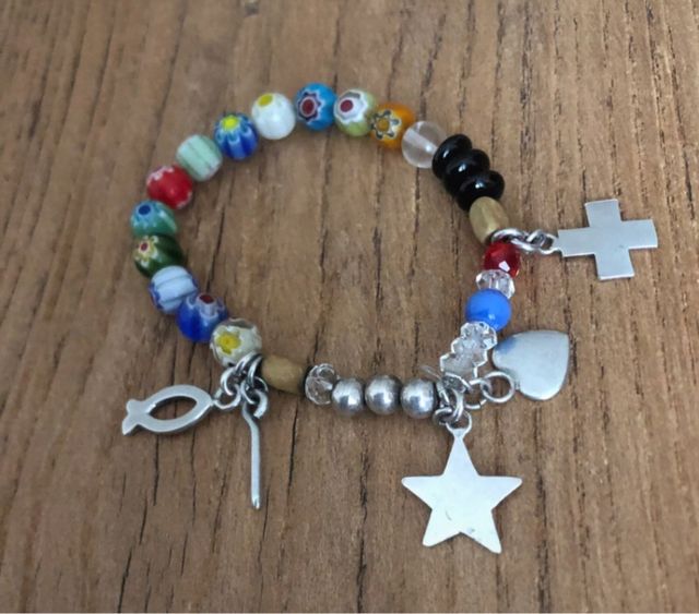 Pulsera Historia de la Creación multicolor