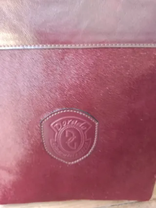 Bolso Piel Burdeos + Regalo pashmina 