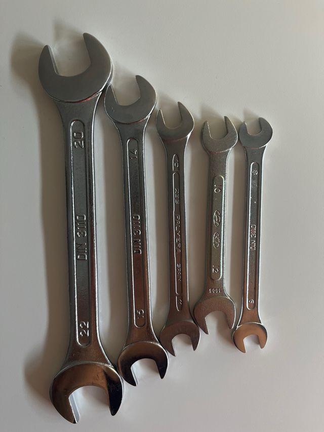 Juego de 5 llaves fijas