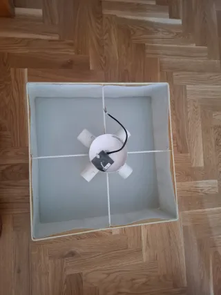Lámpara de plástico