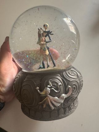 Bola de Nieve Pesadilla Antes Navidad Jack y Sally