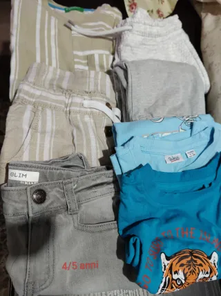 Lotto 18 capi bambino vari dai 3/4 /5/6/7  anni.