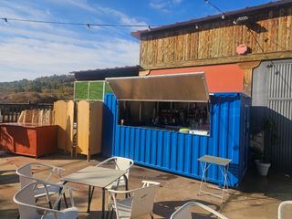 Food truck, contenedor, bar todo acero inoxidable.