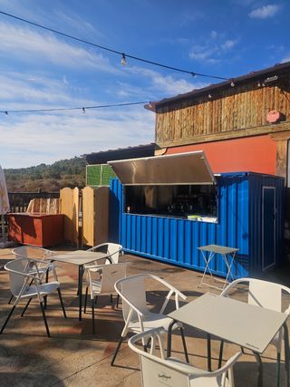 Food truck, contenedor, bar todo acero inoxidable.