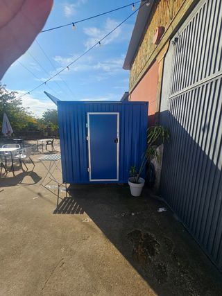 Food truck, contenedor, bar todo acero inoxidable.