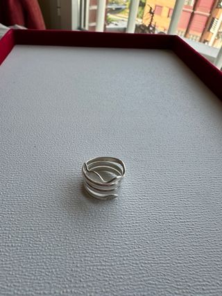 Anillo Plata 950 Artesanal Serpiente Unisex