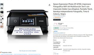 Epson Expression Photo XP8700 Impresión Doble Cara