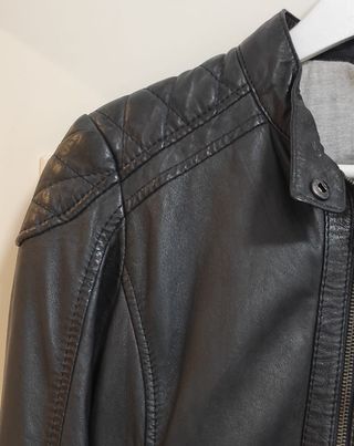 Cazadora Gipsy Mujer de Cuero Negra (100% Cuero)