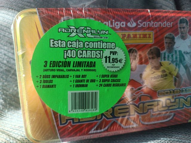 Caja Metálica Adrenalyn XL 2018-2019