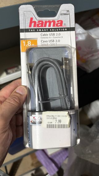 Cable Hama USB 2.0 1.8m