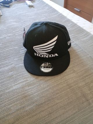 Gorra New Era Honda Plana Negra