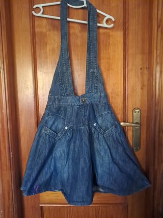 Vestido vaquero estilo pin up