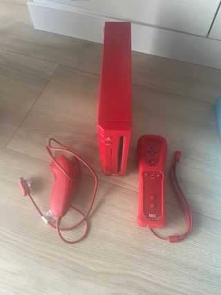 Nintendo Wii Edición Roja + Wii Sports