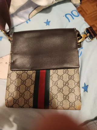 Bolso Riñonera Gucci Beige y Marrón